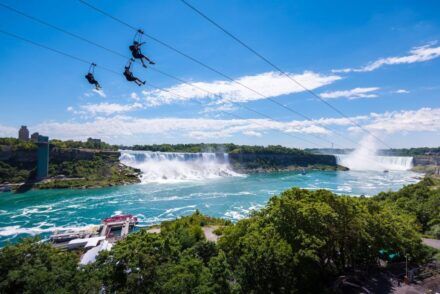 La tirolina de las Cataratas del Niágara