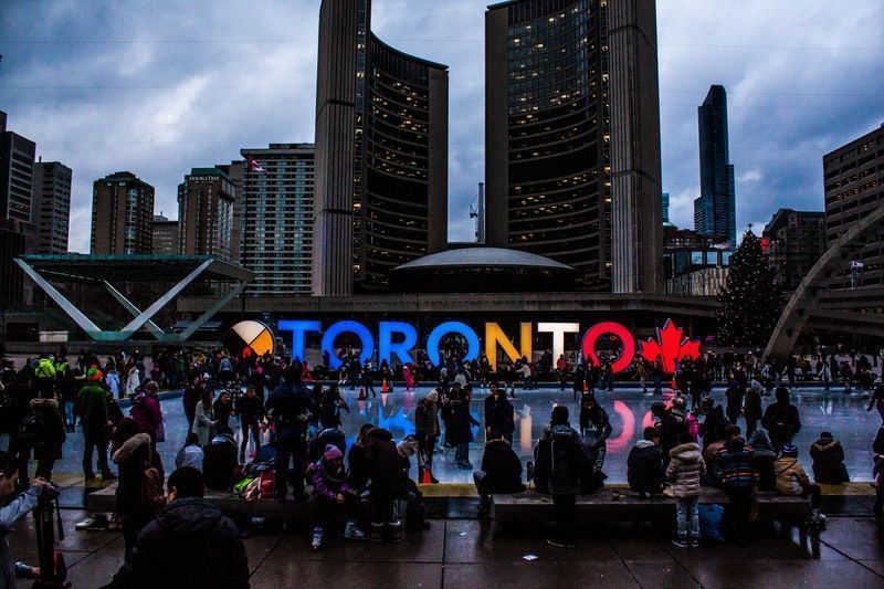 Vista del centro de Toronto